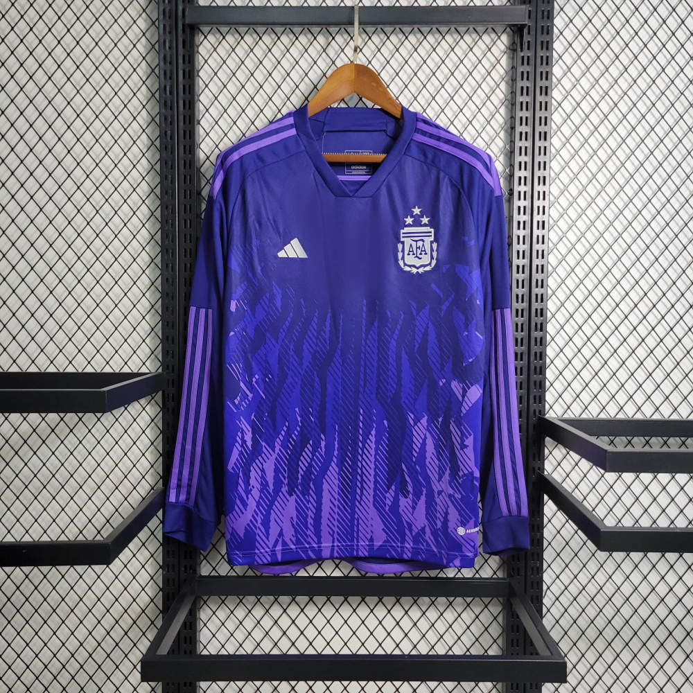 22/23 Argentina away 3-star long sleeved size S-XXL