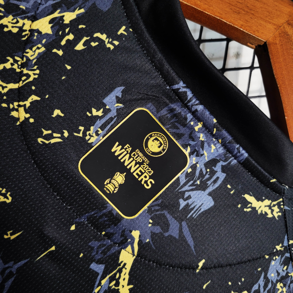 23/24 Manchester City Black Gold Special Edition Size S-XXL