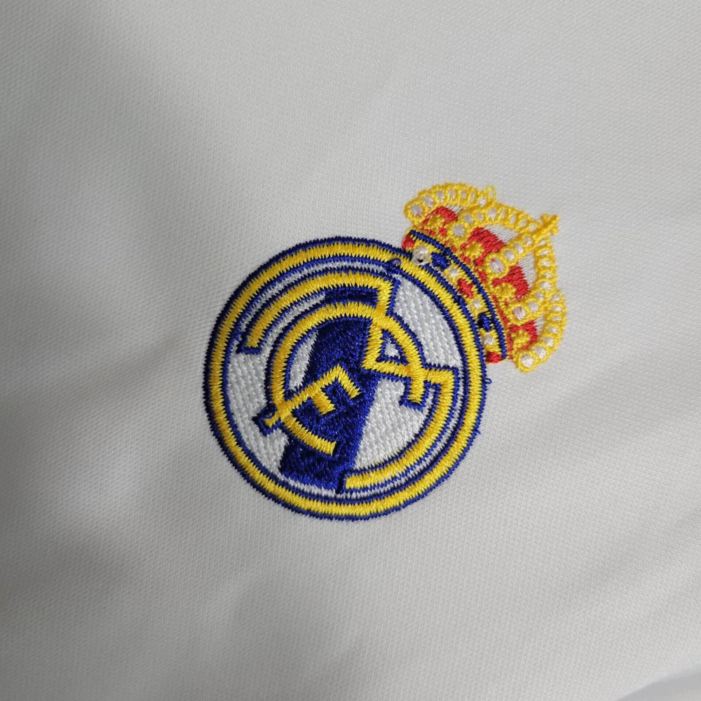 23/24 Kids Real Madrid Home Long Sleeve Sizes 16-28