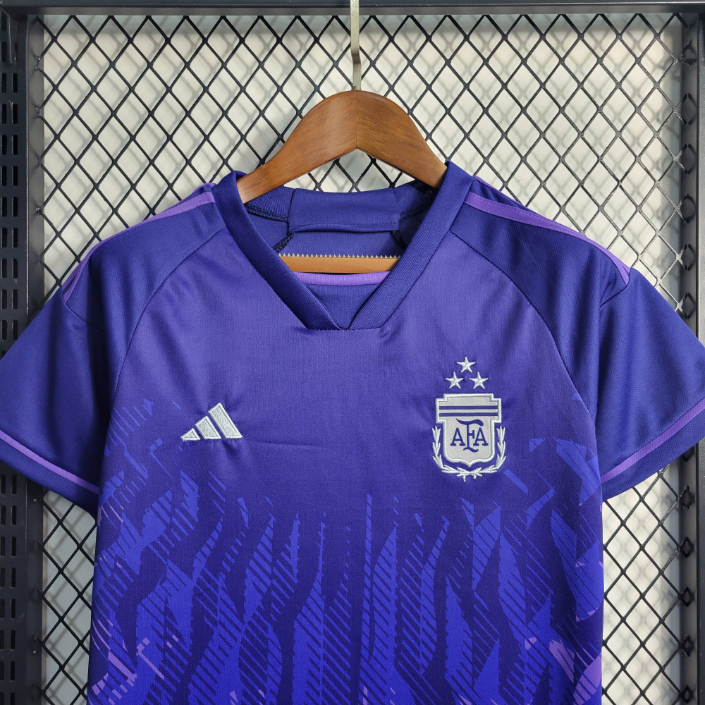 22/23 kids Argentina away 3-star 16-28