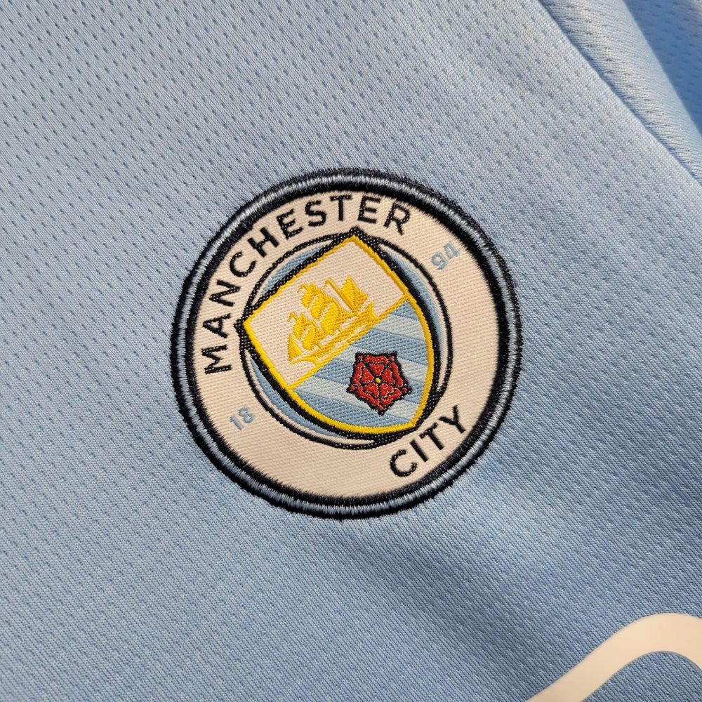 Manchester City home 24/25 kids football team shirt
