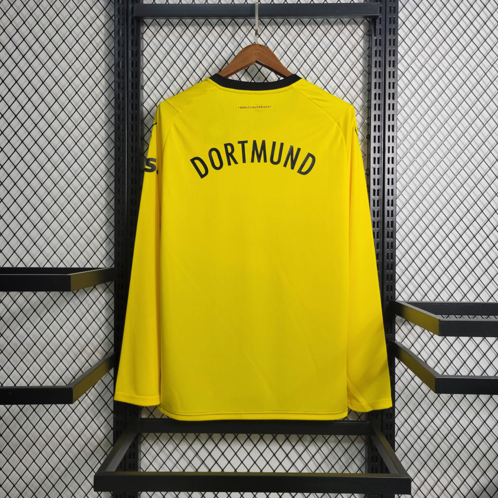 23/24 Dortmund Home Long Sleeve Size S-XXL