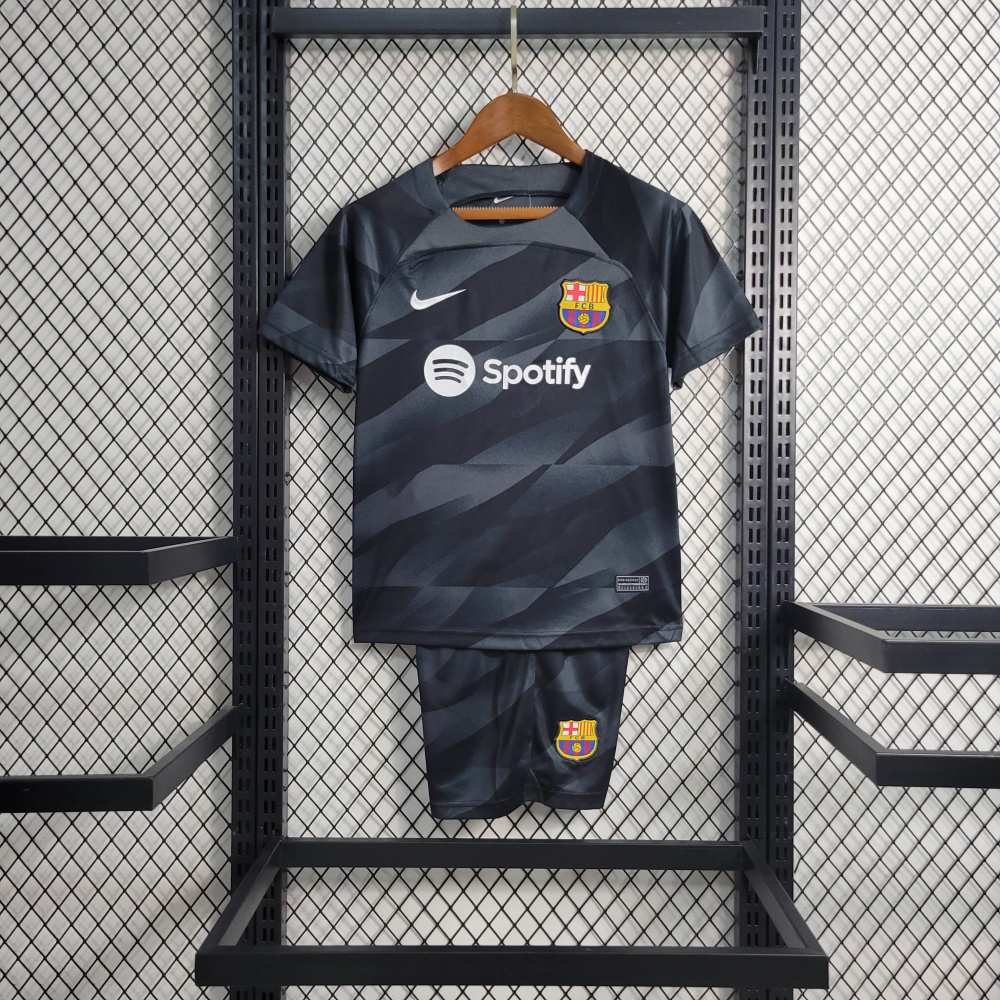 23/24 kids Barcelona black goalkeeper size 16-28