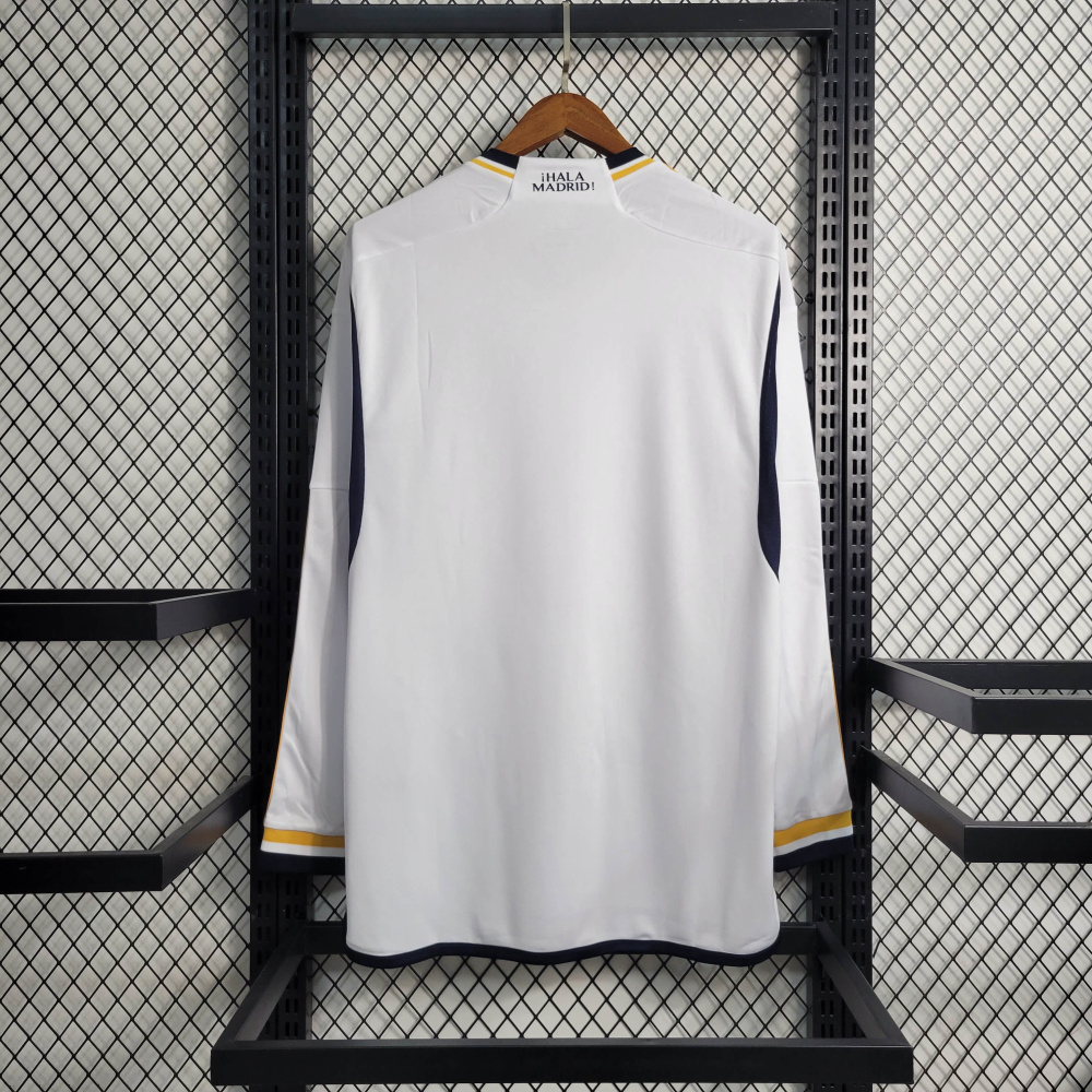 23/24 Real Madrid Home Long Sleeve Size S-XXL
