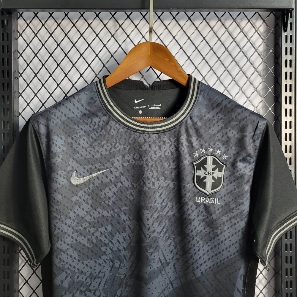 2022 Brazil Black Size S-XXL