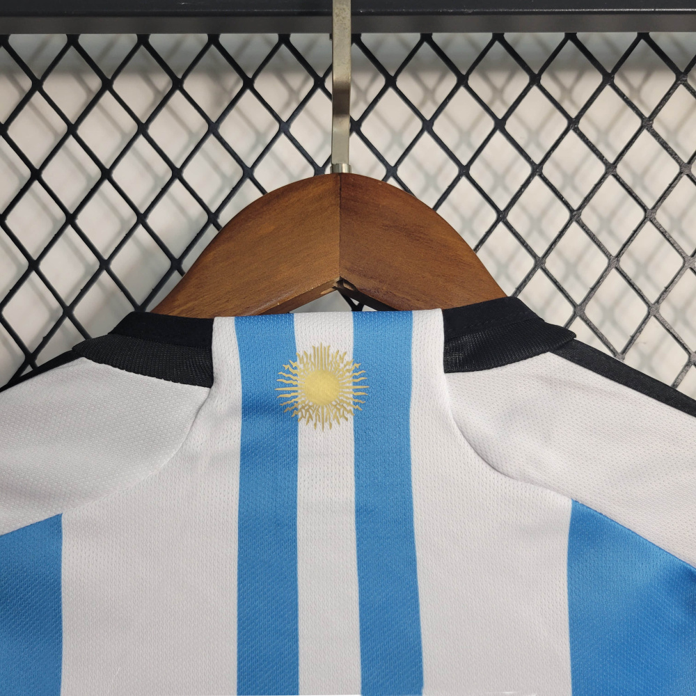 22/23 kids Argentina home 3-star size 16-28