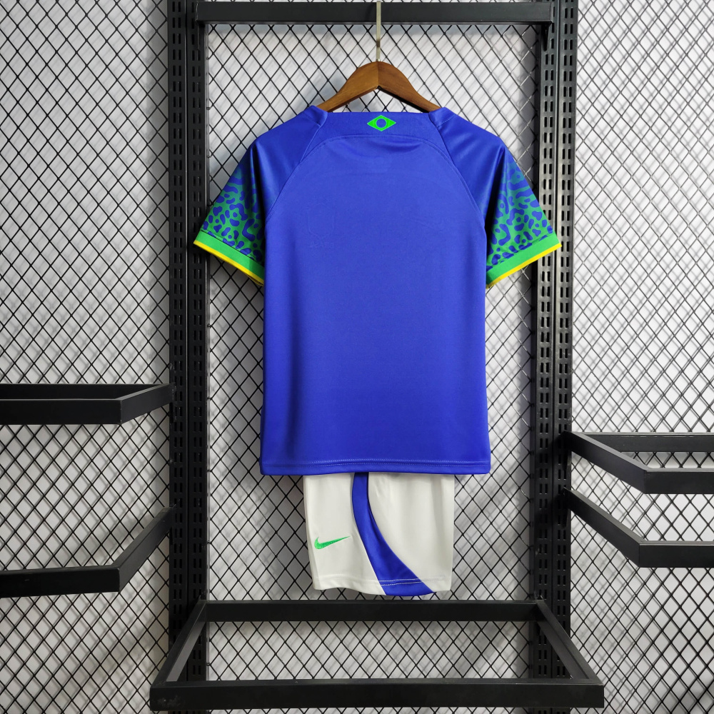 22/23 Brazil Away Kids Size 16-28