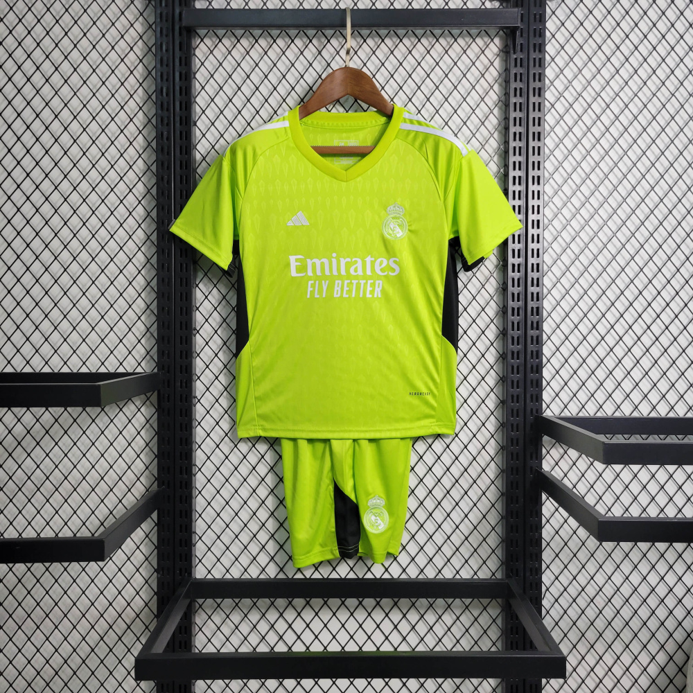 23/24 kids Real Madrid Green Goalkeeper Size 16-28