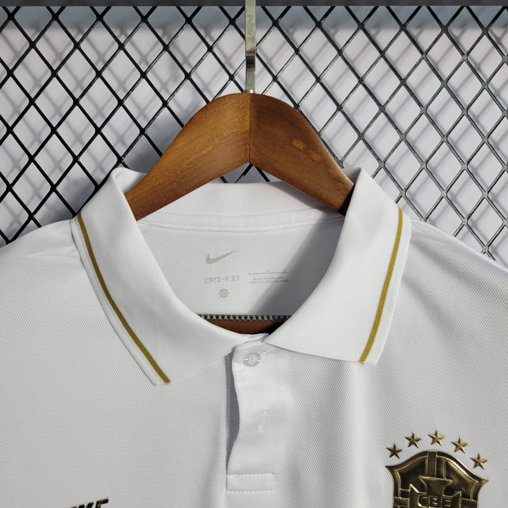 22/23 Brazil POLO Gold  Size S-XXL