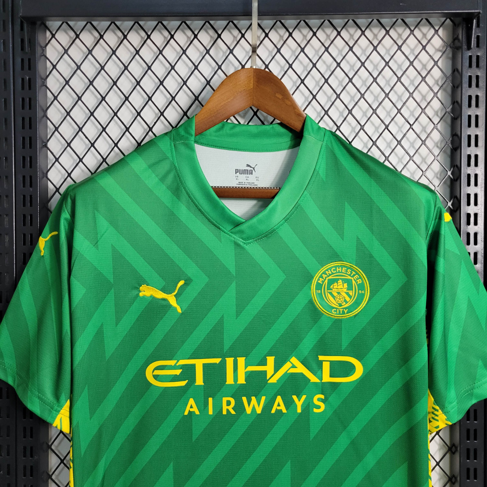 23/24 Manchester City Green Goalkeeper Size S-XXL