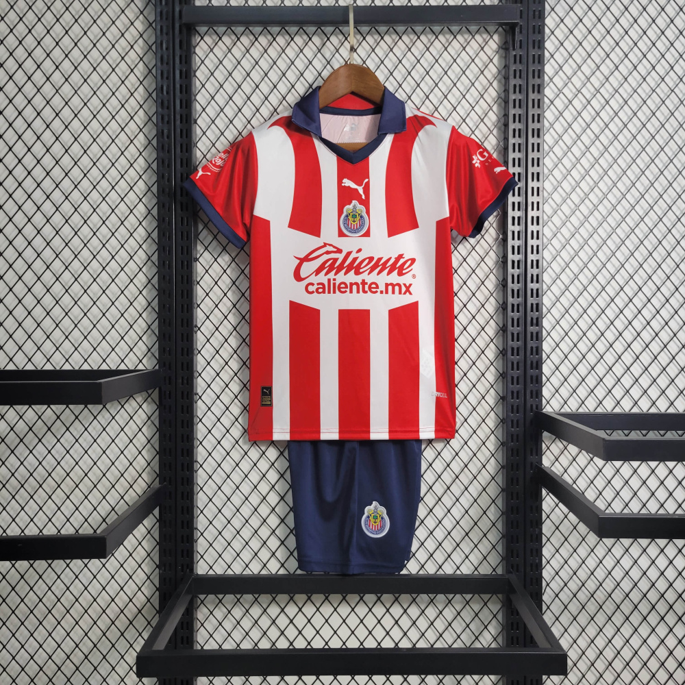 23/24 KIDS Chivas Guadalajara Home Size 16-28