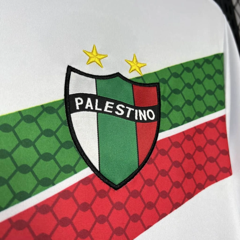 CD Palestino white Graffiti 24/25 Football team shirt Jersey