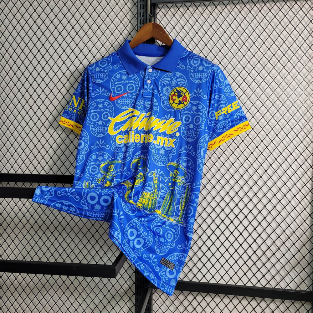 23/24 Club América  POLO Blue Special Edition Size S-4XL