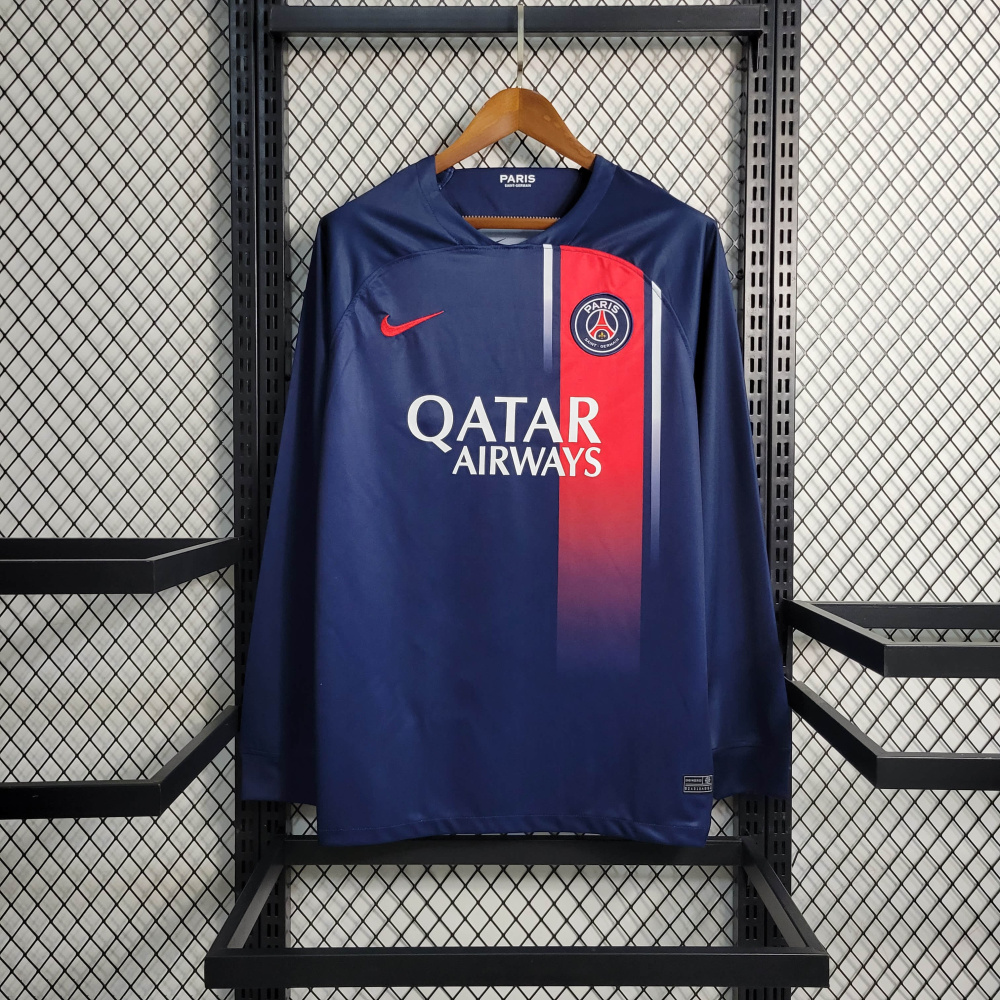 23/24 PSG Home Long Sleeve Size S-XXL