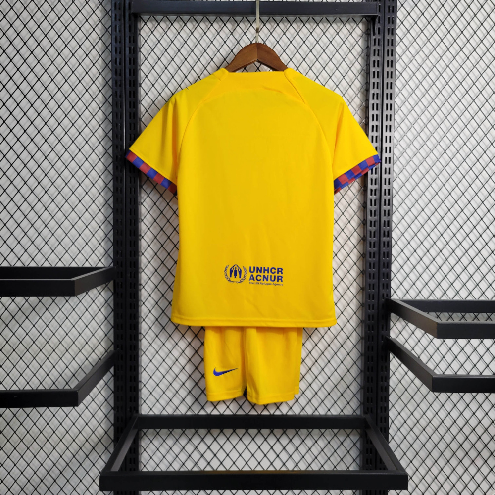 23/24 kids Barcelona 4 away size 18-28