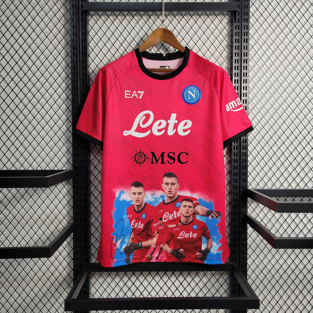 23/24 Napoli Champions Edition Red Size S-XXL