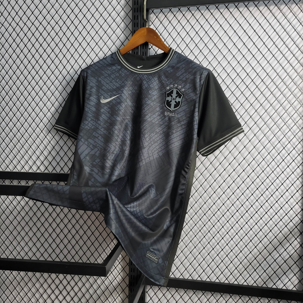2022 Brazil Black Size S-XXL