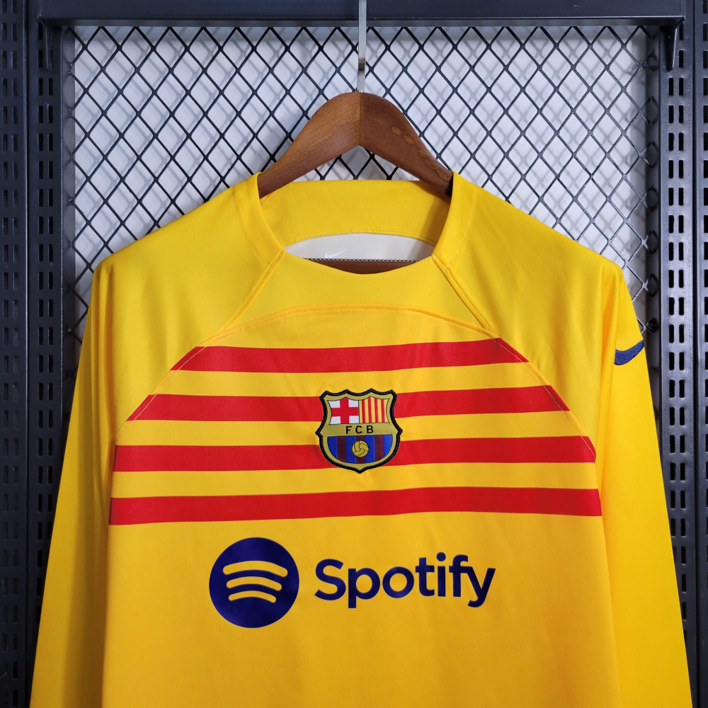 23/24 long sleeve Barcelona 4 away size S-XXL