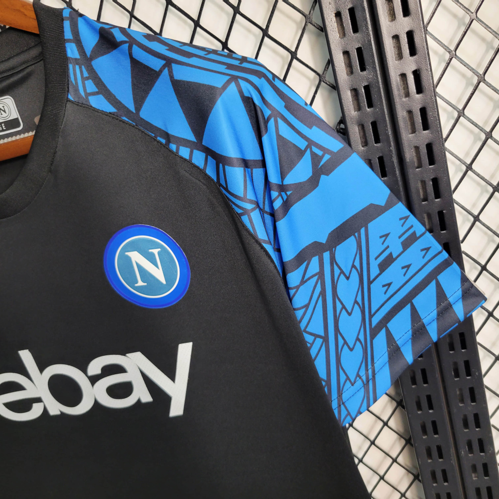 23/24 Napoli Black Training Suit Size S-4XL
