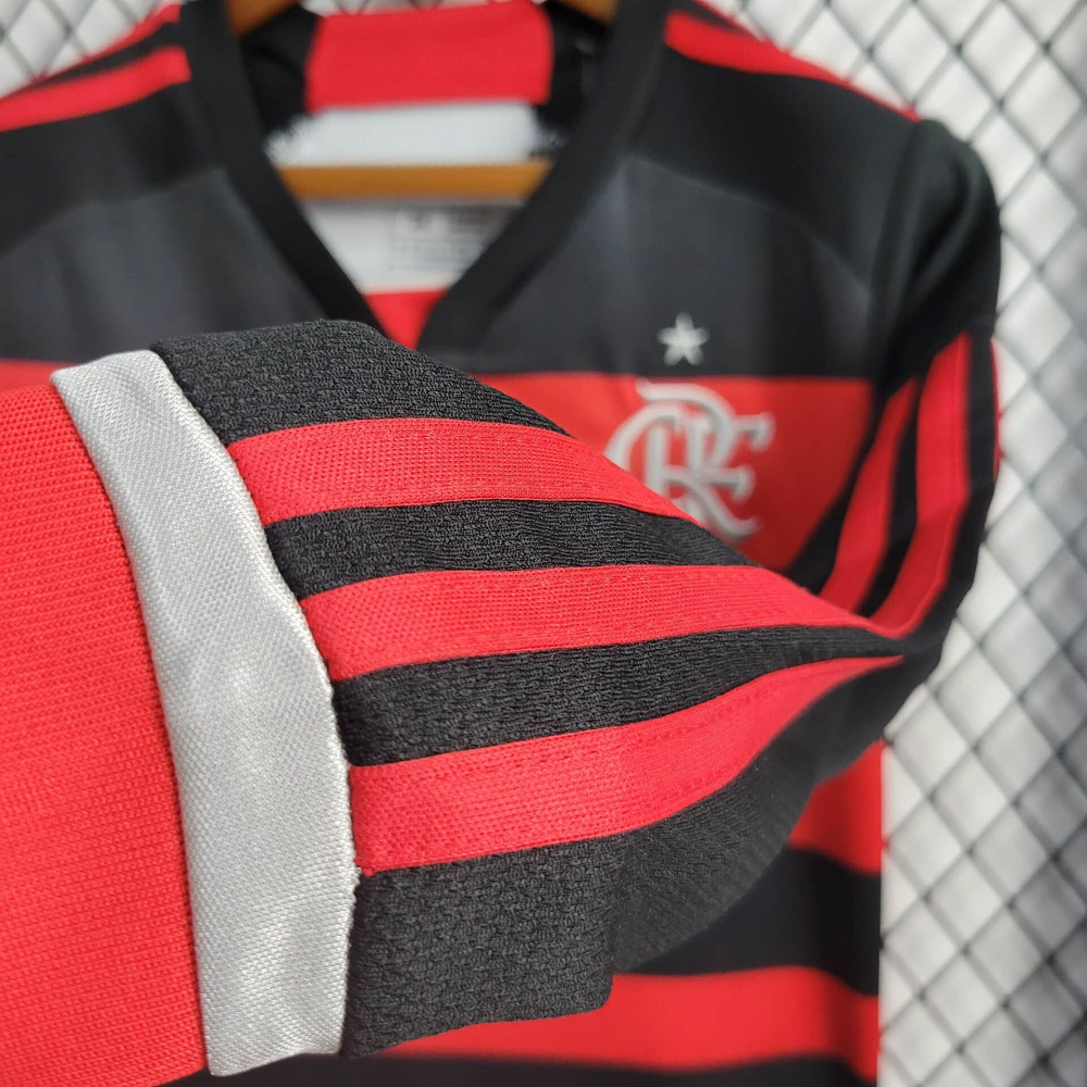 24/25 Kids Flamengo Home Long Sleeve