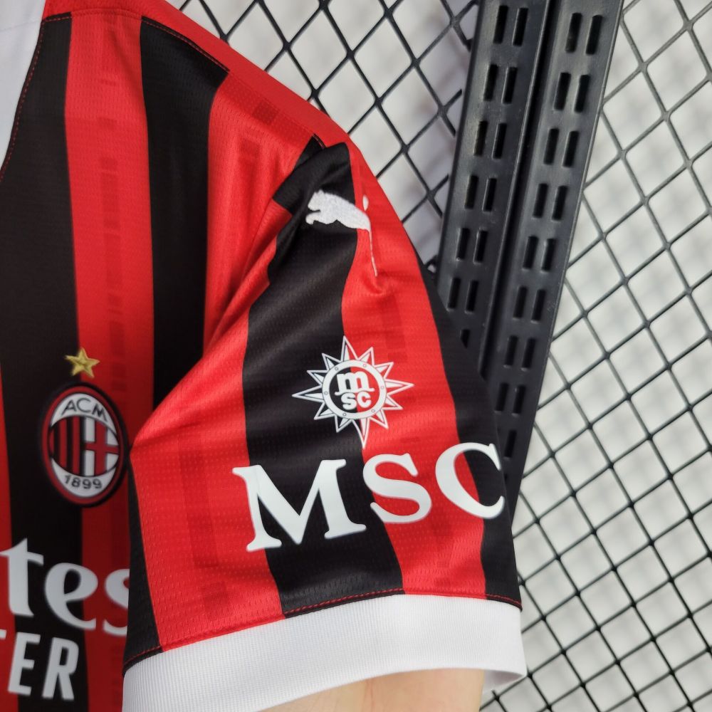 AC Milan Home 24/25 Football Team Shirts