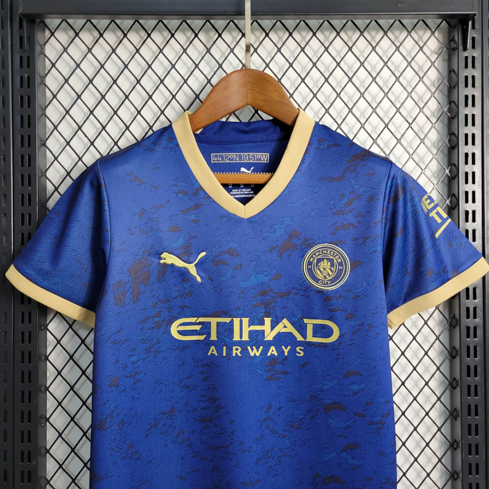 23/24 kids Manchester City Blue Special Edition Size 16-28