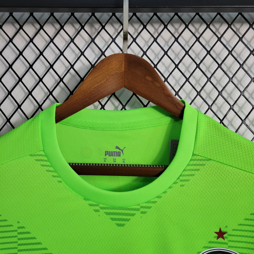 23/24 Palmeiras fluorescent green goalkeeper size S-XXL