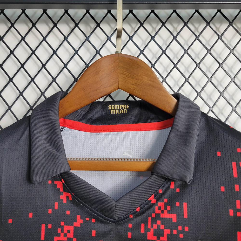 23/24 kids AC Milan 3rd away game size 16-28
