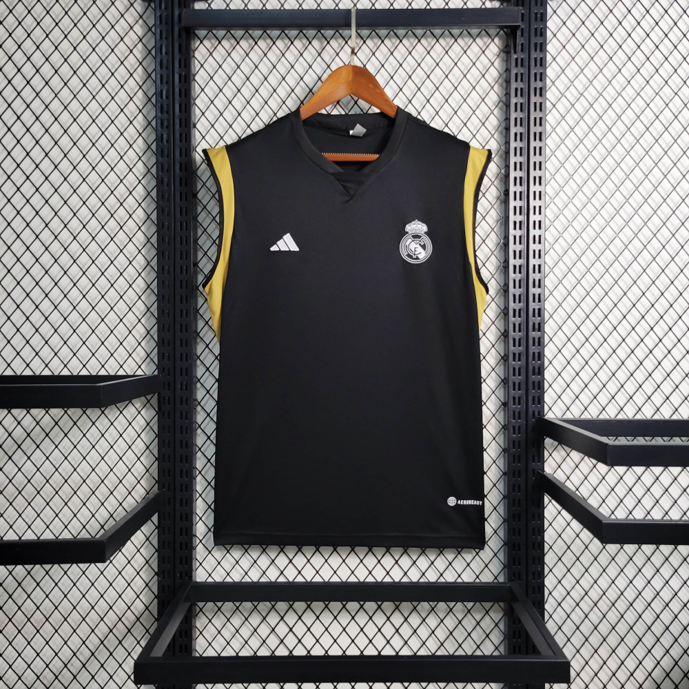23/24 Real Madrid Black Training Vest Size S-XXL