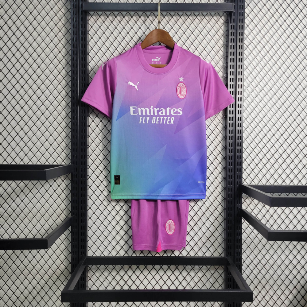 23/24 kids AC Milan 2 away game size 16-28