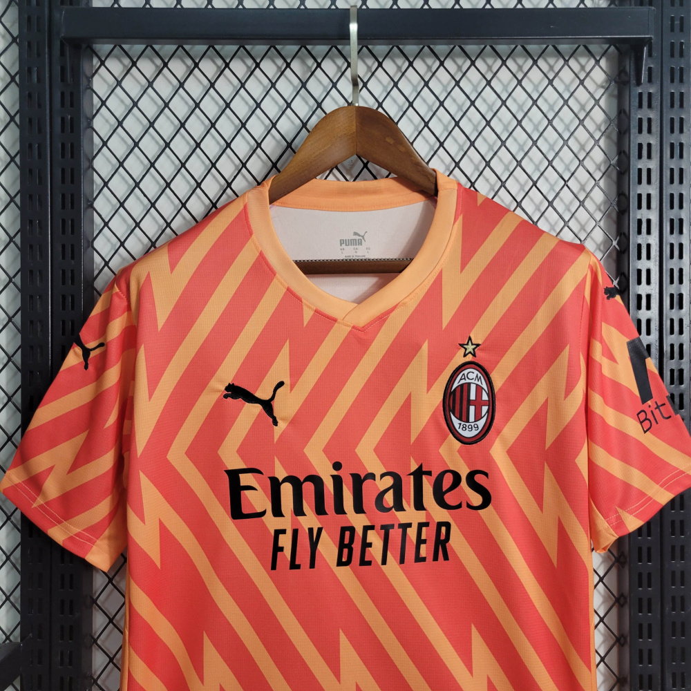 23/24 AC Milan Goalkeeper Orange Size S-XXL