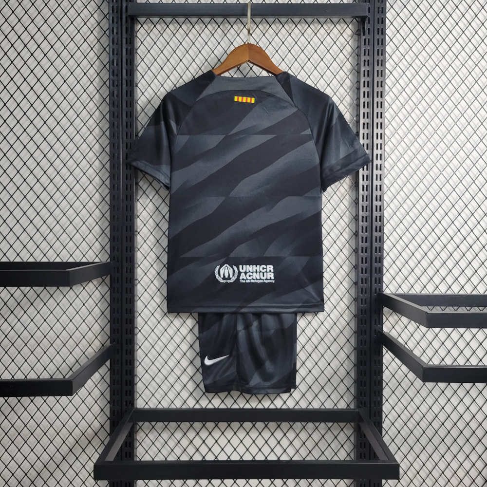 23/24 kids Barcelona black goalkeeper size 16-28
