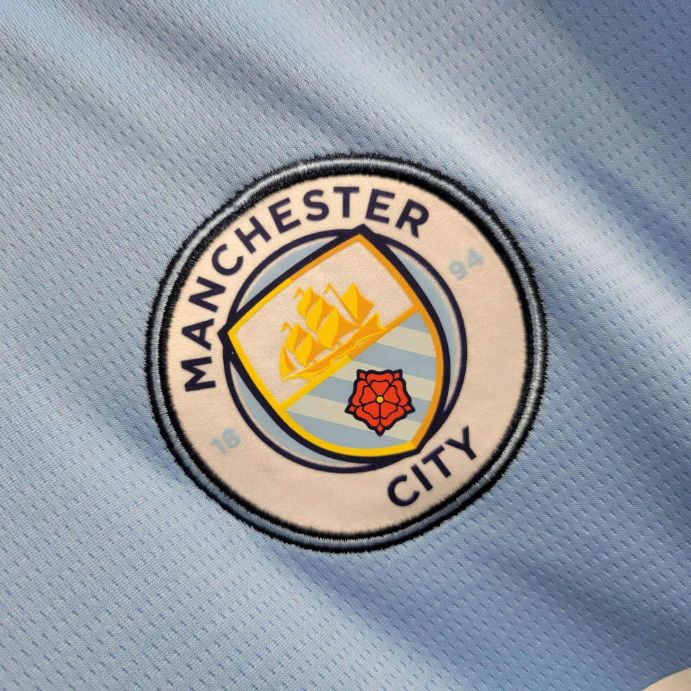 Manchester City home 24/25 long sleeve football team shirt