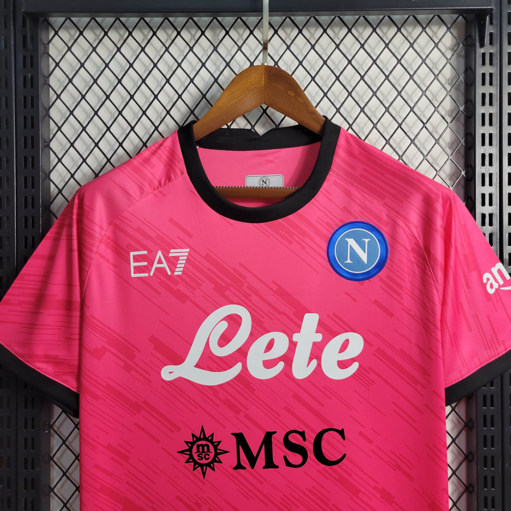 23/24 Napoli  Red Goalkeeper Size S-3XL