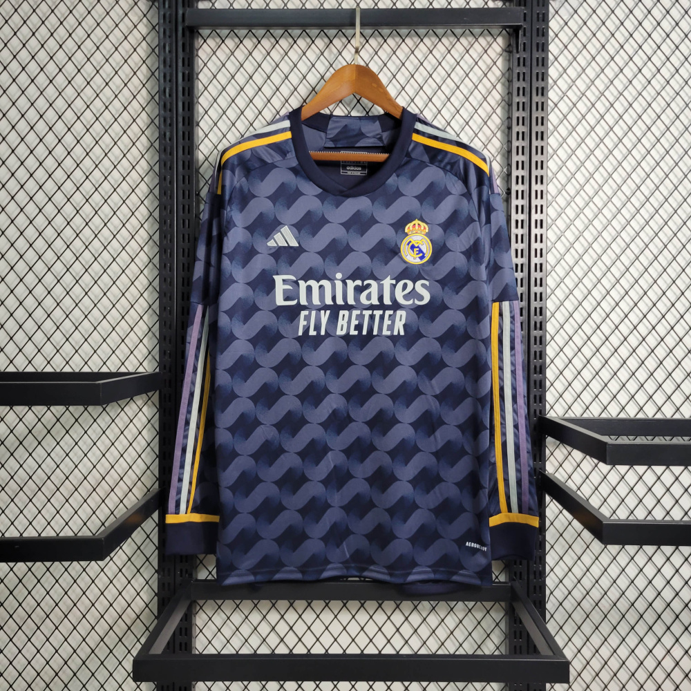 23/24 Real Madrid away long sleeve size S-3XL