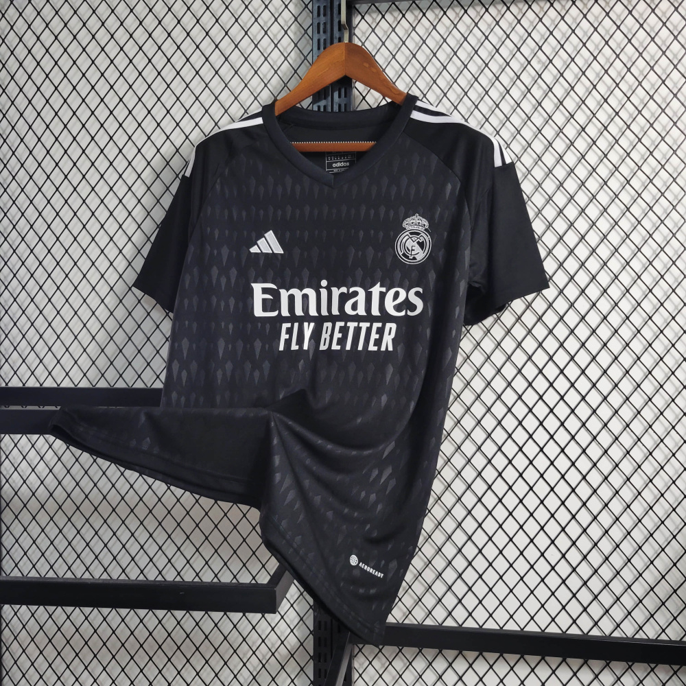 23/24 Real Madrid Black Goalkeeper Size S-XXL