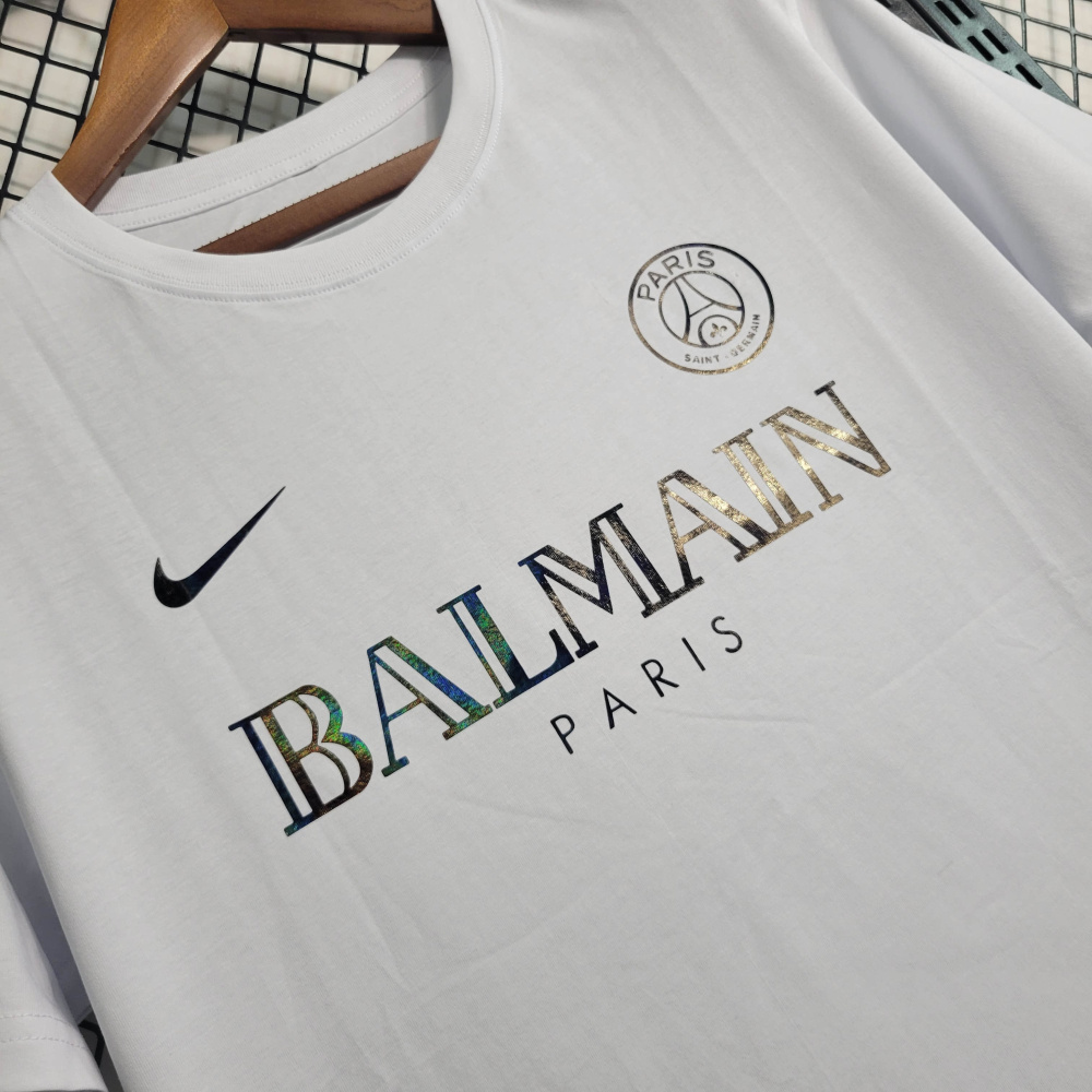 23/24 PSG White Reflective Shield Size S-XXL