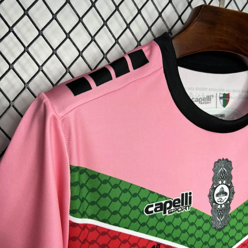 CD Palestino White Graffiti 24/25 Football team shirt Jersey