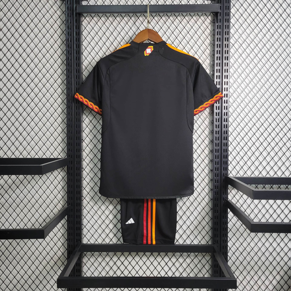 23/24 KIDS AS Roma Black 2 away  16-28