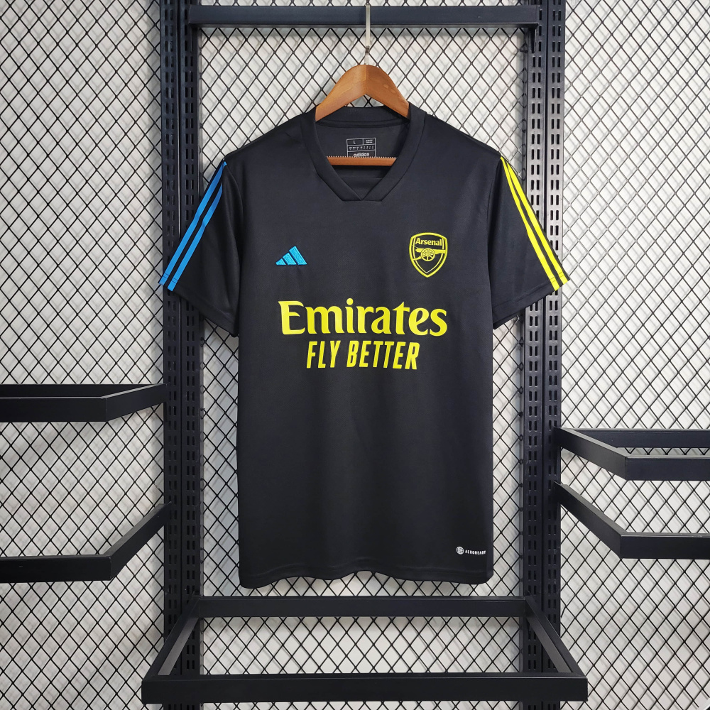 23/24 Arsenal Black Training Shirt Size S-XXL
