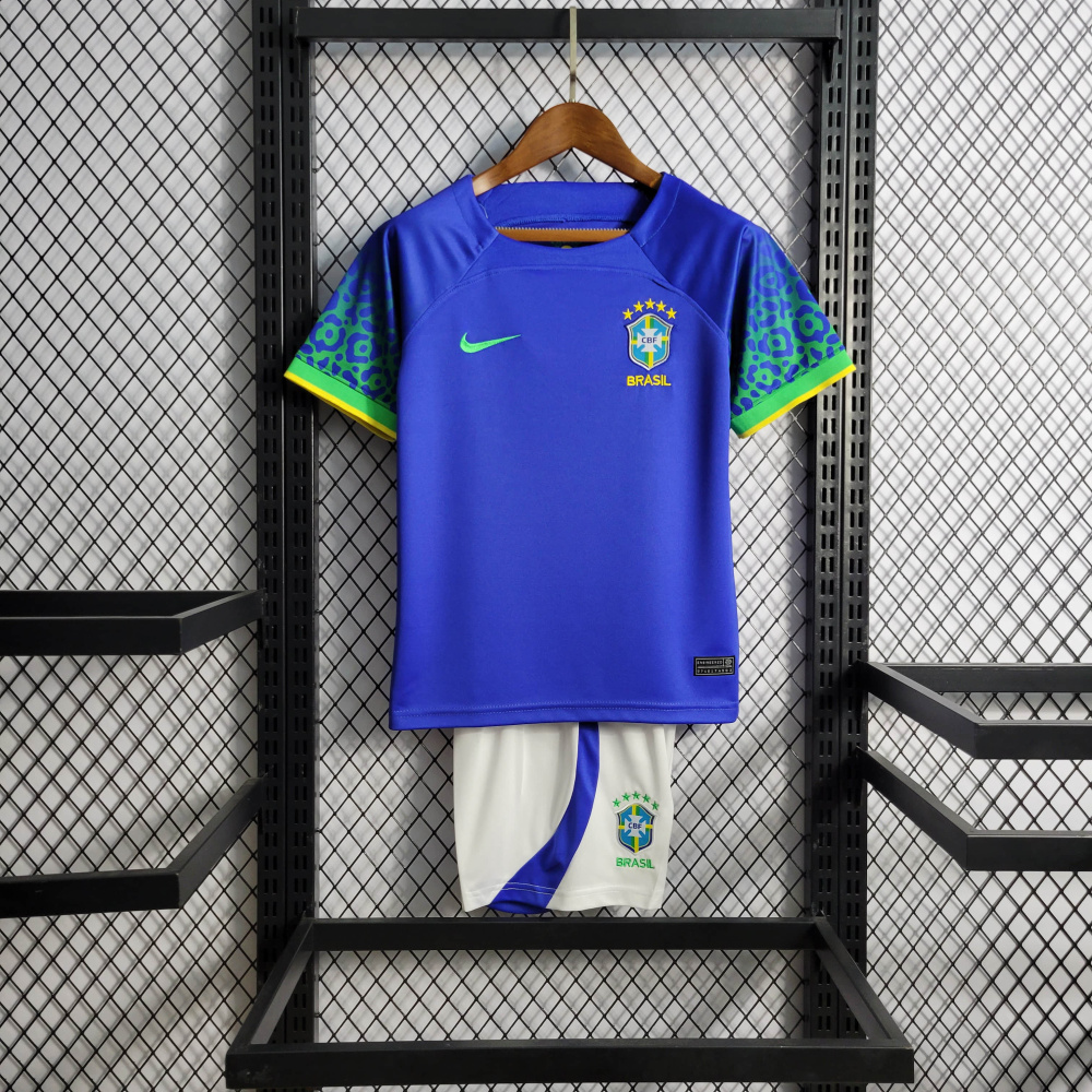 22/23 Brazil Away Kids Size 16-28