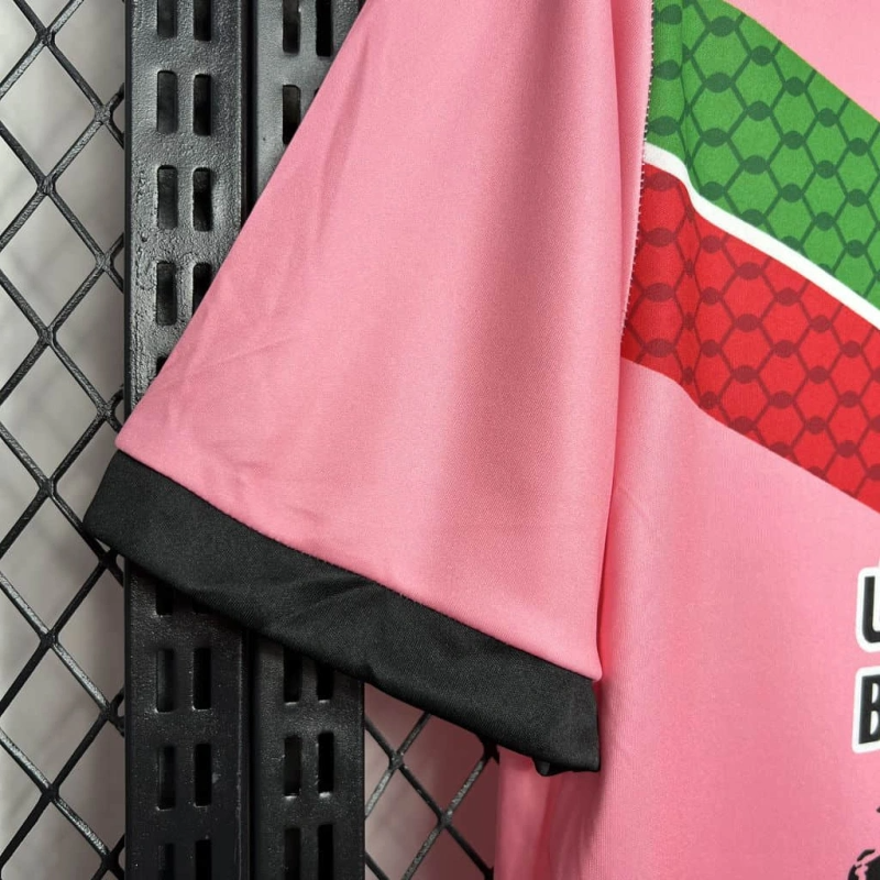 CD Palestino White Graffiti 24/25 Football team shirt Jersey