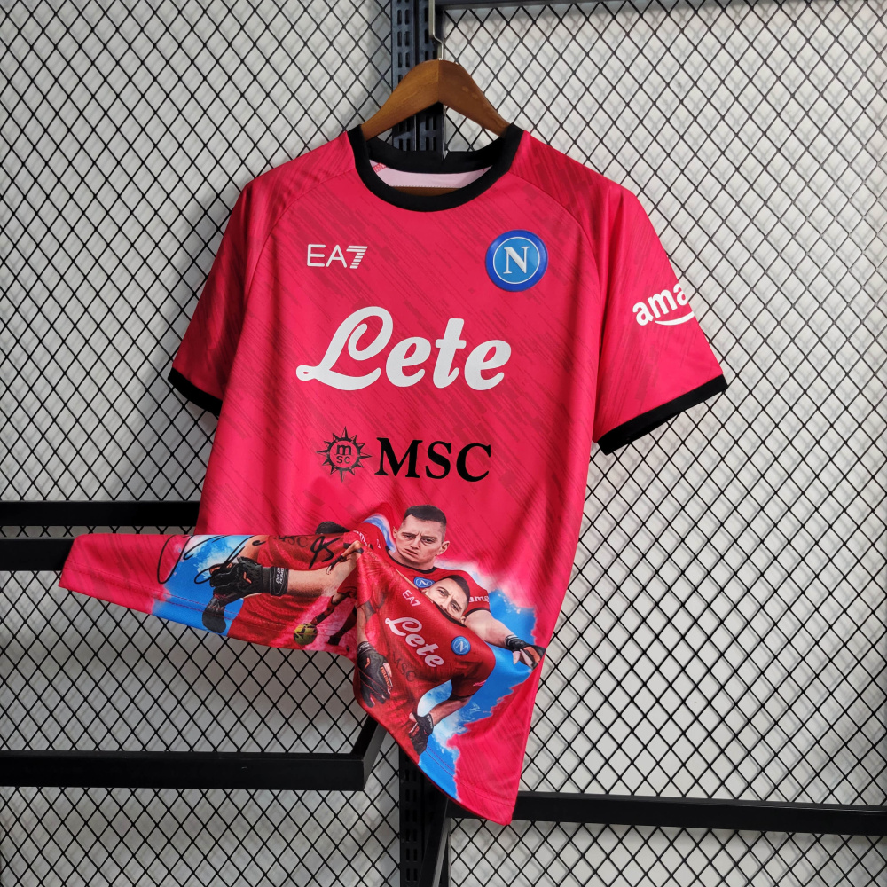 23/24 Napoli Champions Edition Red Size S-XXL