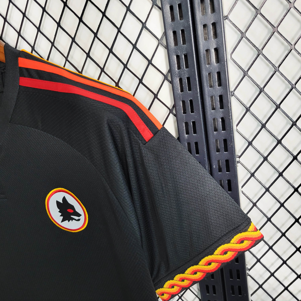 23/24 AS Roma Black 2 away size S-4XL