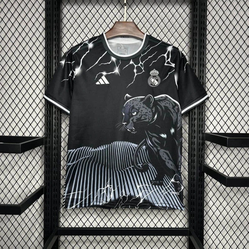 Real Madrid Black Panther special Edition 24/25 Football team shirt jersey