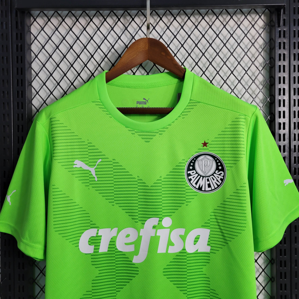23/24 Palmeiras fluorescent green goalkeeper size S-XXL