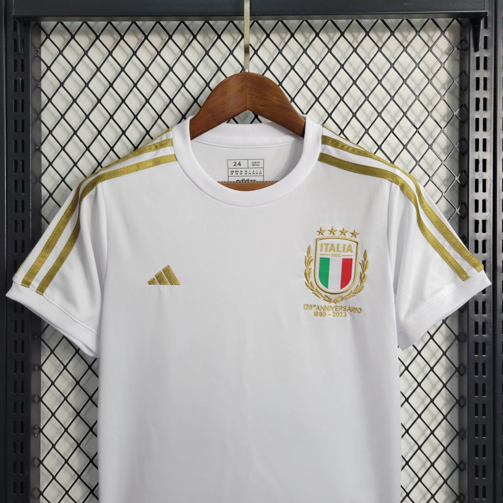 23/24 Kids Italy White Commemorative Edition Size 16-28