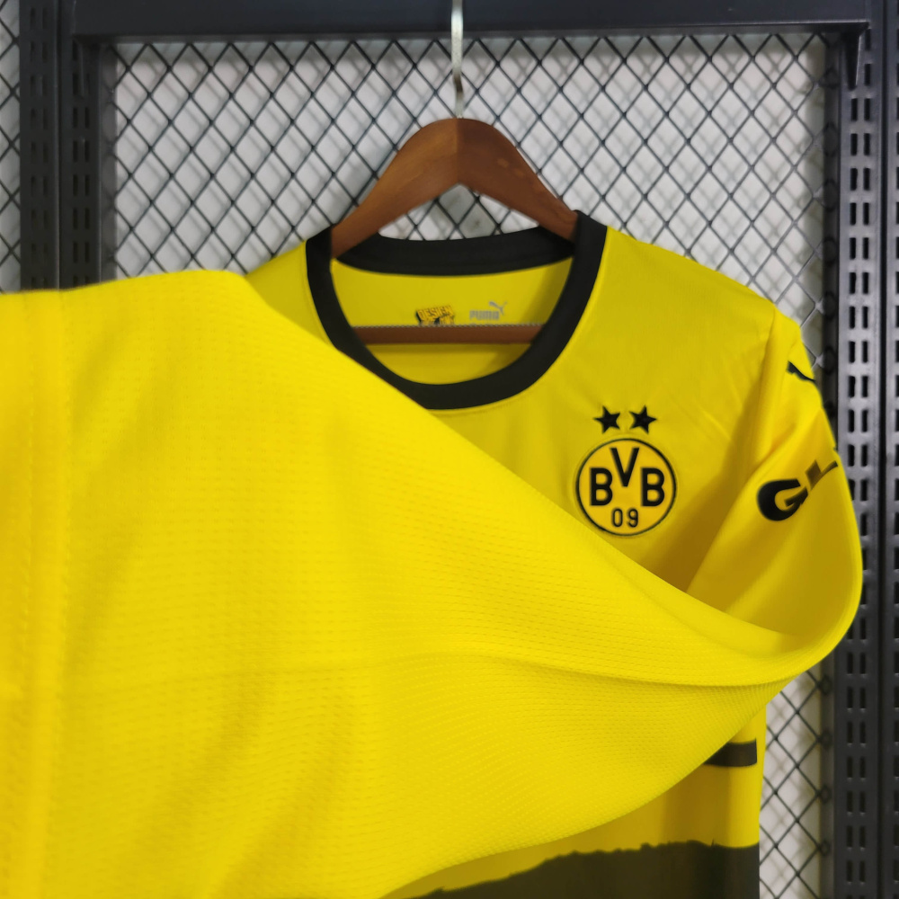23/24 Dortmund Home Long Sleeve Size S-XXL