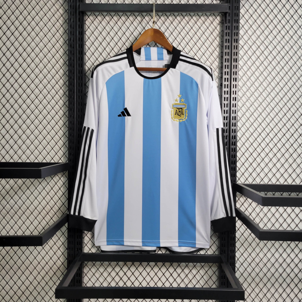 22/23 Argentina Home 3-Star Long Sleeve Size S-XXL