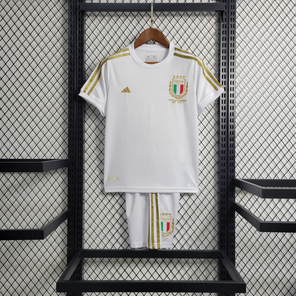 23/24 Kids Italy White Commemorative Edition Size 16-28